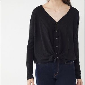 Urban outfitters oversized sweater button down